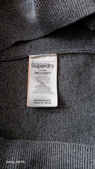 SuperDry piękny męski sweter,golf
