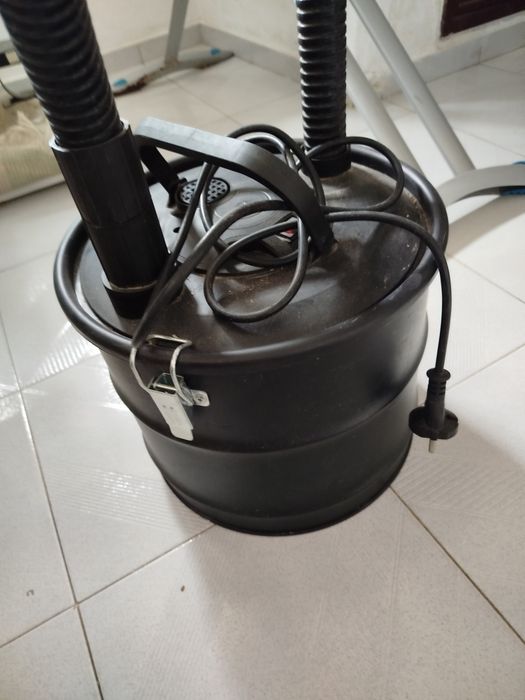 Aspirador de cinzas e saco pellets
