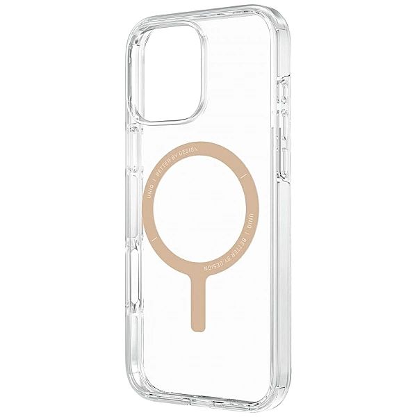 Etui UNIQ Clario Magclick Charging na iPhone 16 Pro - przezroczysto-zł