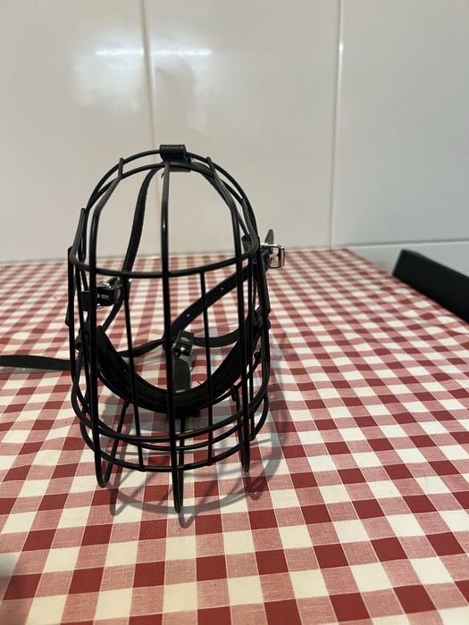 Açaime metálico XL BRONZEDOG + coleira treino (NOVOS)