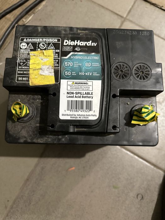 Акумуляторна батарея AGM 12V Chevrolet Bolt EV