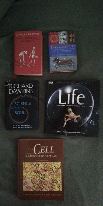 Livros de Ciência, Biologia, Astrofísica e Física (portes gráti