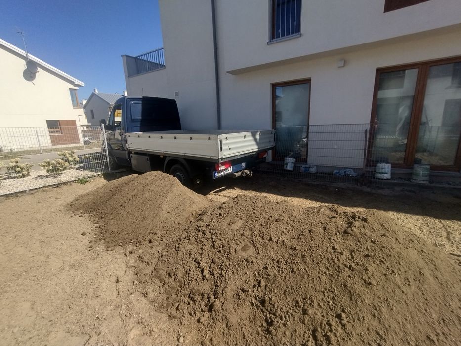 Dostawa Piasek, ziemia pod trawnik, czarnoziem piach kruszywa kompost