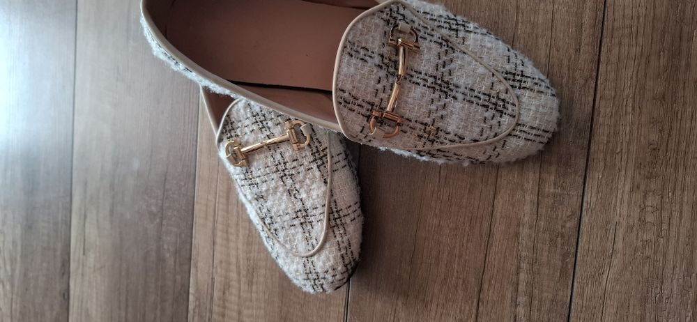 Buty damskie lordsy baleriny  40