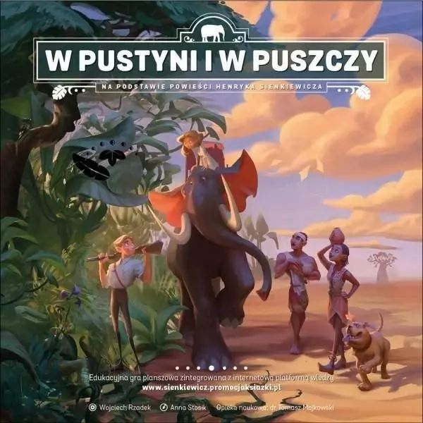 W Pustyni I W Puszczy. Gra Planszowa. Agencja Promocyjna Oko