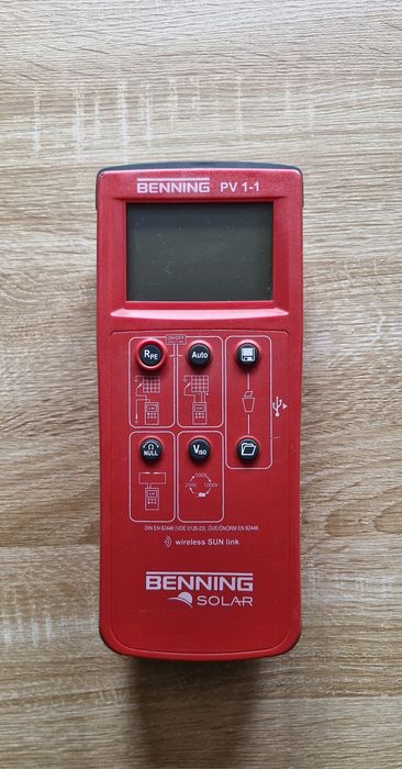 BENNING PV 1-1 – profesjonalny tester instalacji fotowoltaicznych | PV | 1000 V DC