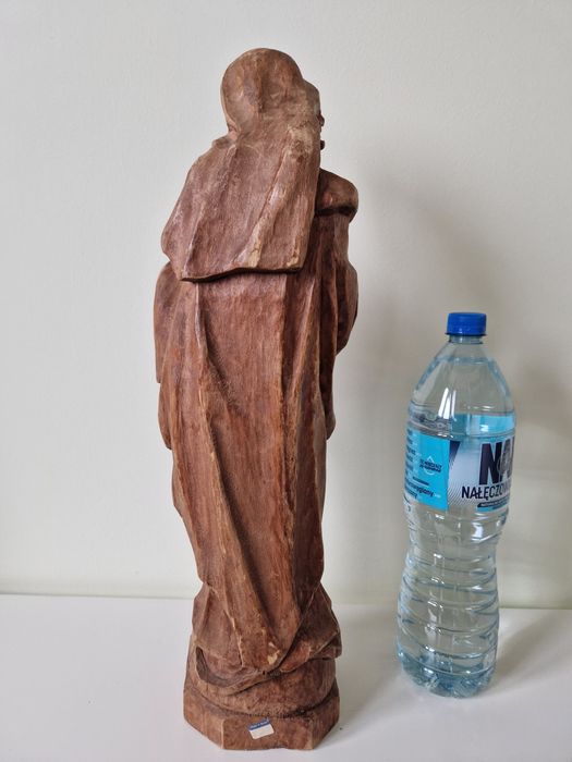 Figura Matki Boskiej – rzeźba drewniana 51 cm – Hiszpania