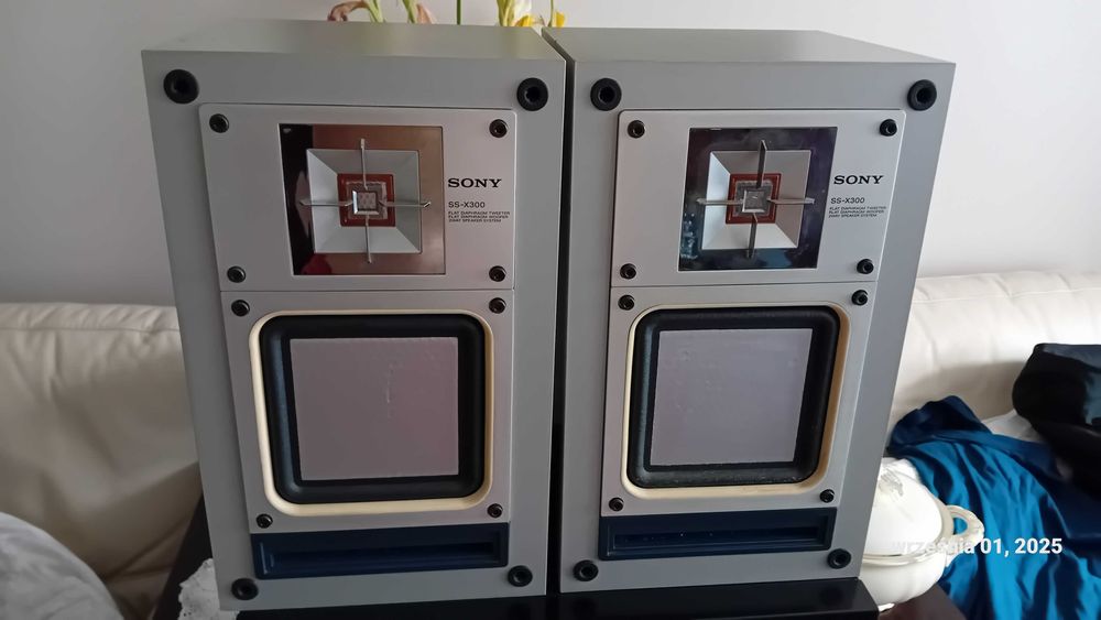 Wieża Sony z głośnikami