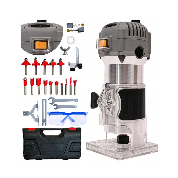 NOWA!! Frezarka górnowrzecionowa w walizce + mnóstwo akcesoriów