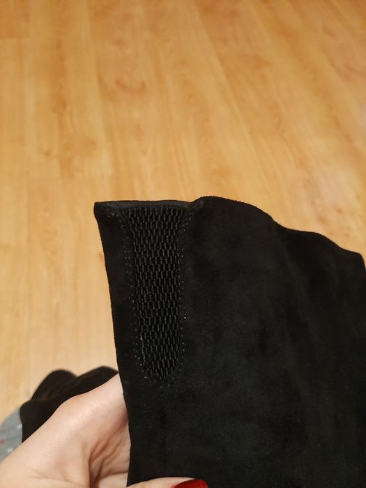 Ботфорты замшевые демисезонные 38р.