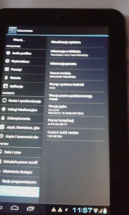 Tablet uszkodzony