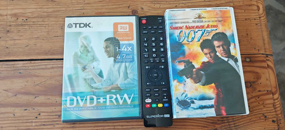 Funai w4a-a4180db nagrywarka-odtwarzacz vhs/dvd .Archiwizator vhs/dvd