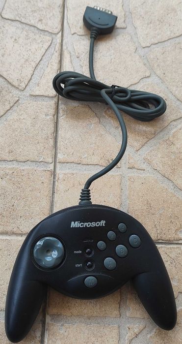 Comando Retrô Microsoft SideWinder Game Pad (Original / Game Port 15-pin)