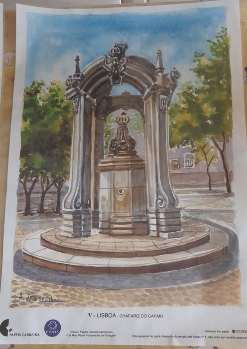 ''Os mais ricos Fontanários de Portugal'' ponto cruz - ÚLTIMOS DIAS