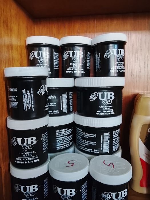 Gel preto para cabelo 250g