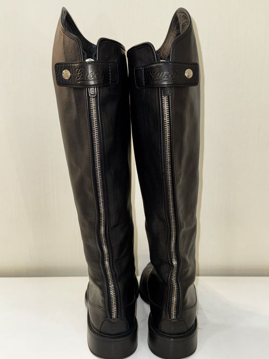 Жіночі кожані сапожки Gucci, оригінал розмір 36.5 на 37 теж норм