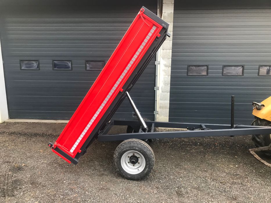 Przyczepa jednoosiową rolnicza