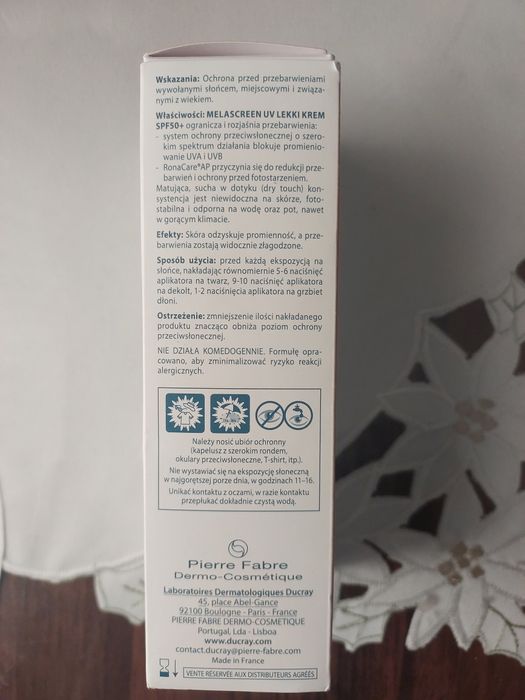 Krem Ducray Melascreen UV SPF 50+