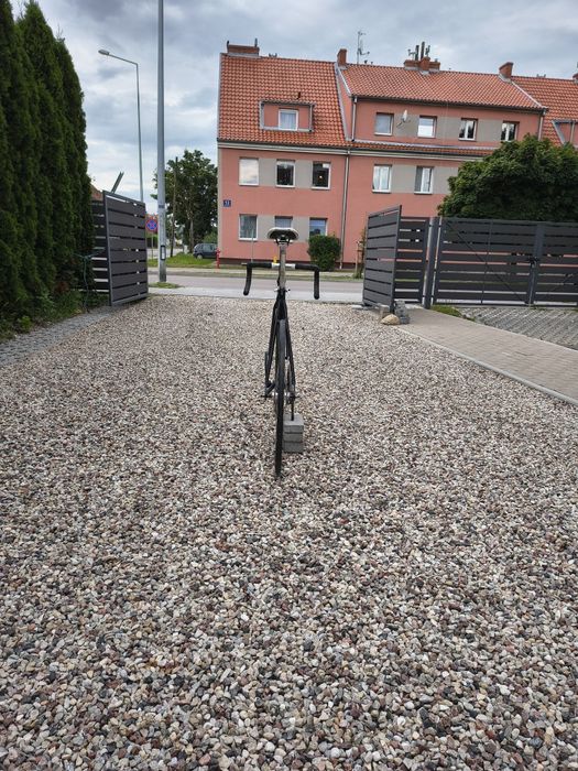Rower torowy, ostre koło, single speed