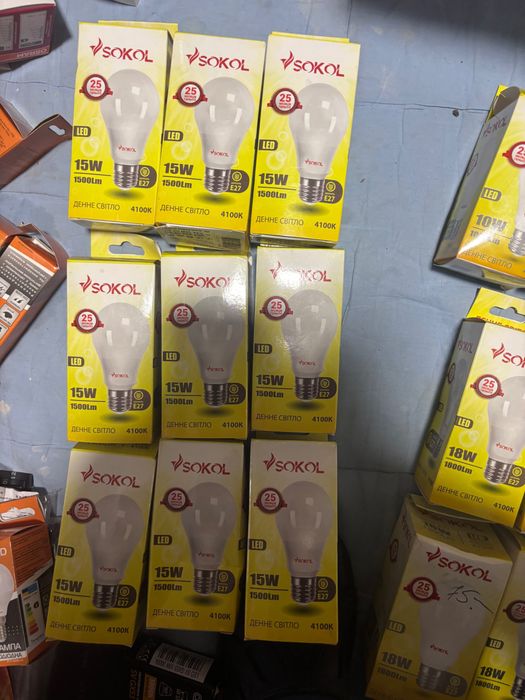 Лампи сокол 220тм остатки розпродажа