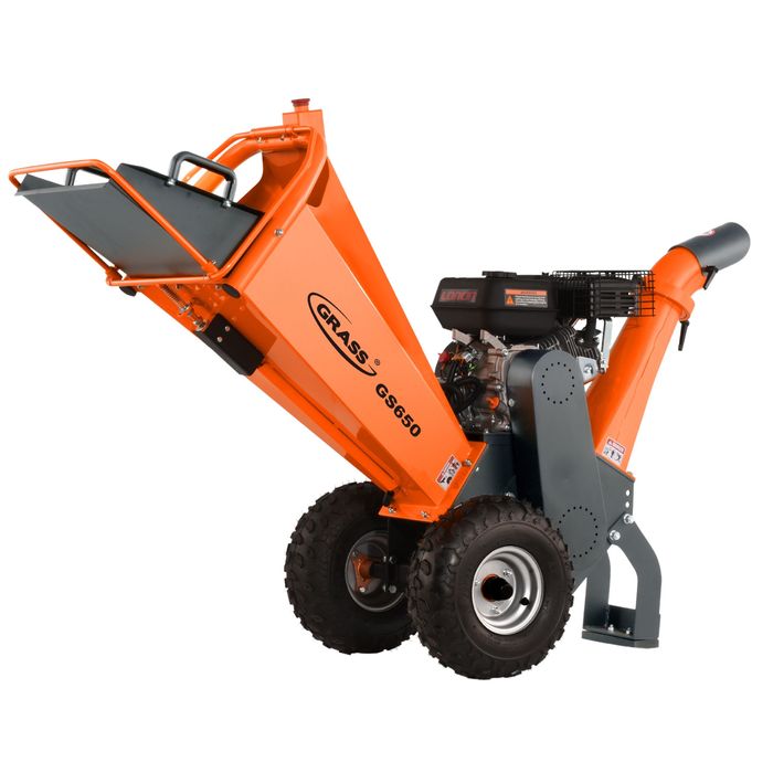 Rozdrabniacz do gałęzi GRASS GS650 Loncin 196cm3 4,1KW do 10cm bębnowy