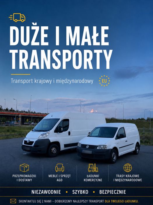 TRANSPORT24—Meble•RTV•Palety… | Cała UE | Szybko, Solidnie, Terminowo!