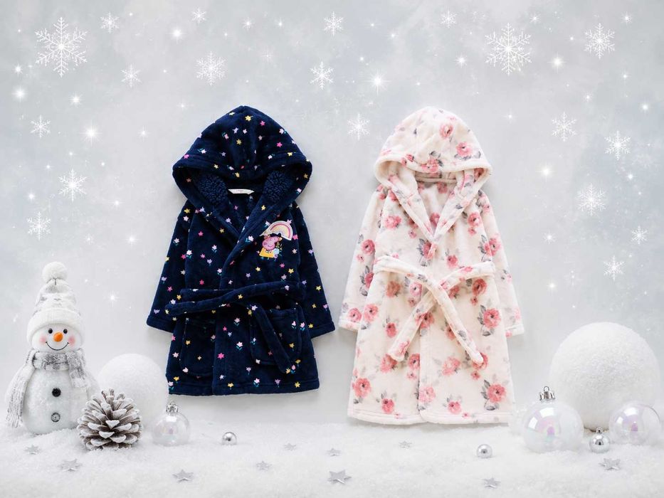 1-2 рок Marks&Spencer халат з вушками на капюшоні.