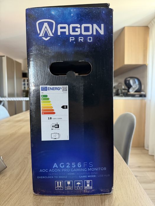 Monitor AOC Agon Pro AG256FS (24.5'' - Fast IPS - FHD - 0.3 ms 360hz/OC-390hz