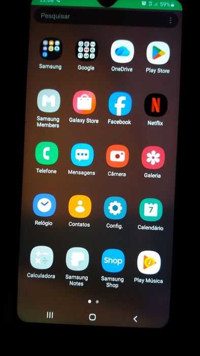 Samsung A20s como novo