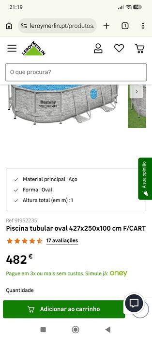 Vendo piscina Bestway