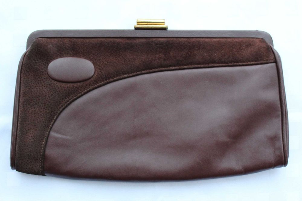 Torebka Kopertowa Brązowa Karnawał Sylwester Lata 20