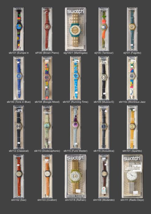 Coleção Swatch Musicall
