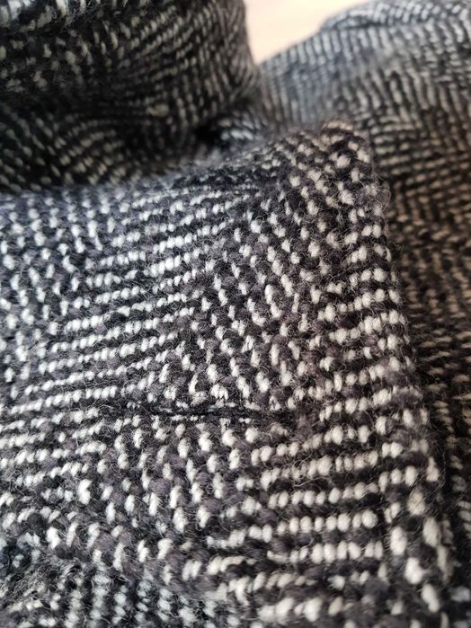 H&M tweedowa kurtka ramoneska w jodełkę r.46 – stan bardzo dobry