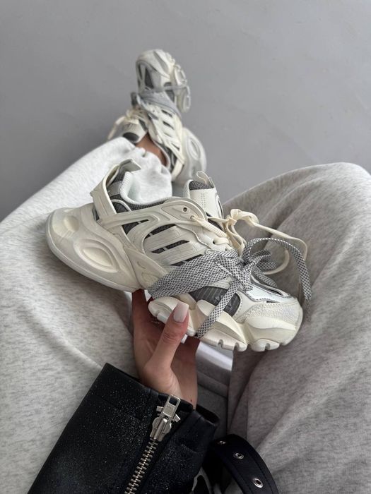 Кросівки Кроссовки ADIDAS XLG RUNNER Silver White Серебрянный Белый Срібний Білий Кросовки демісезон