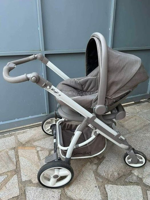 Carrinho de bebé trio bebecar c acessórios
