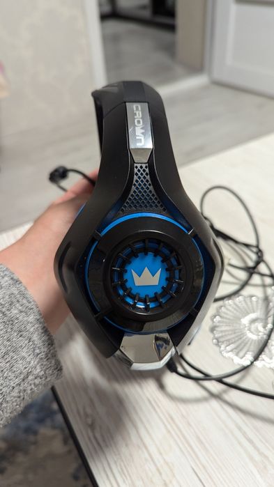Навушники  ігрові Crown CMGH-102T USB