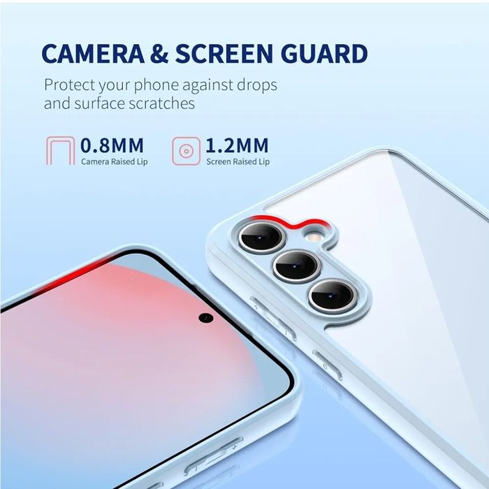 Protective Case and 2 Tempered Glass Screen Protectors for Samsung Galaxy S24 FE 5G64729665488129122