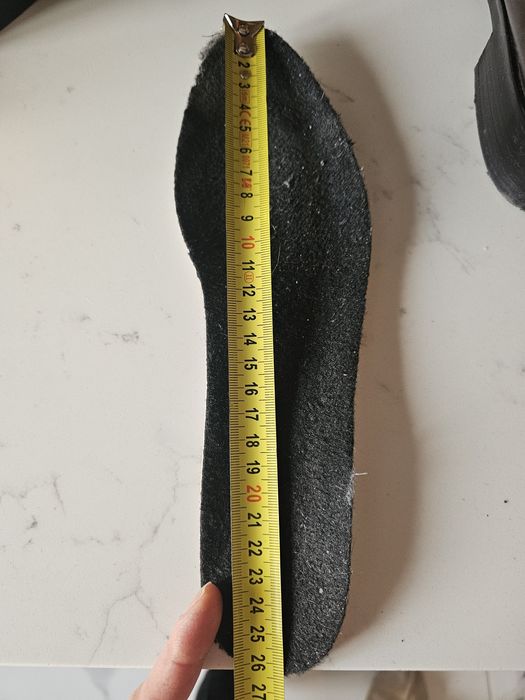 Buty Högl sztyblety damskie ciemny brąz skóra 41 wkładka 26,5cm