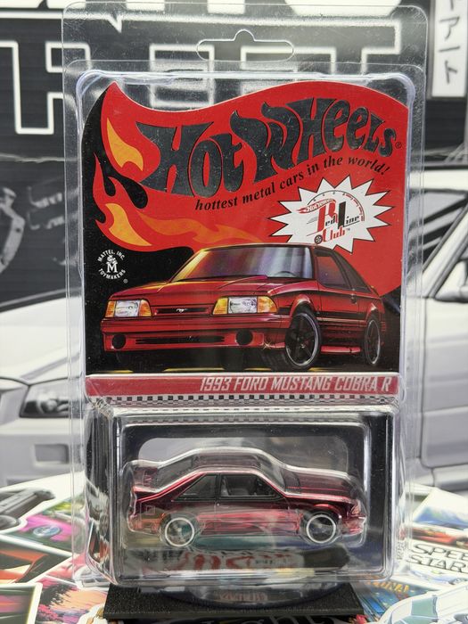 Hot Wheels - RLC - 1993 Ford Mustang Cobra R (Red)- BOX 23