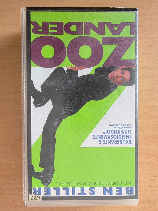 Filme em VHS "Zoo Lander" com Ben Stiller