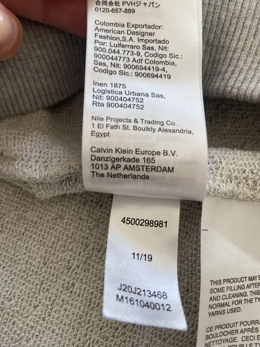 Calvin Klein Hoodie cinzento - tamanho M