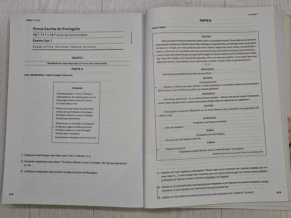 Livro Preparação Exame Português 12.º ano