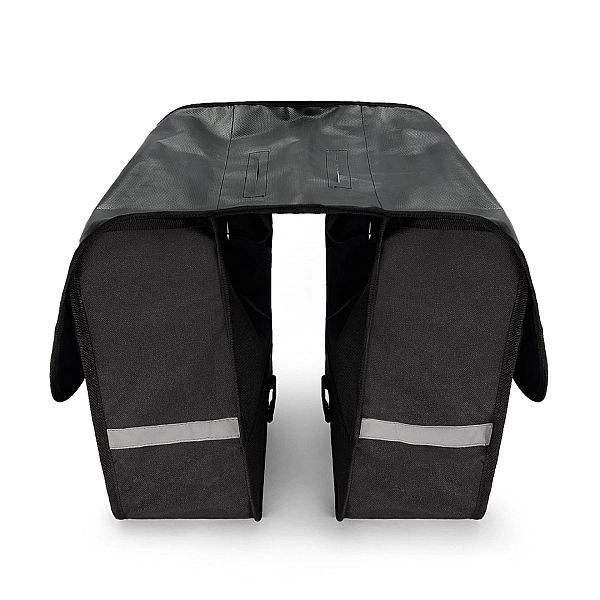 Wozinsky torba rowerowa sakwa na bagażnik 28l czarna (WBB34BK)