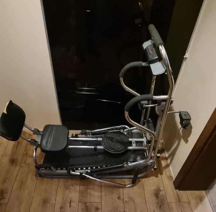 Trenażer, wiosła, twister, rowerek, bieżnia wszystko w jednym