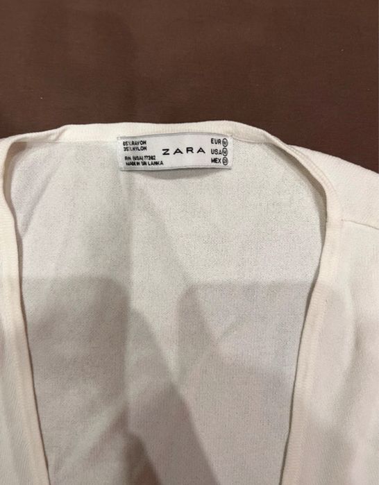 Sweter wiązany biały