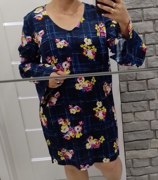 Sukienka boho oversize 40