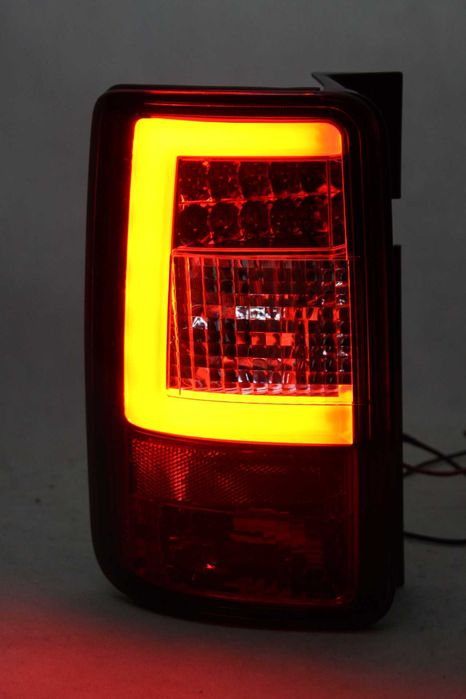 Lampy światła tył tylne VW CADDY 03-14 MK3 2K Diody LED BAR NEON TUNING Red NOWE!