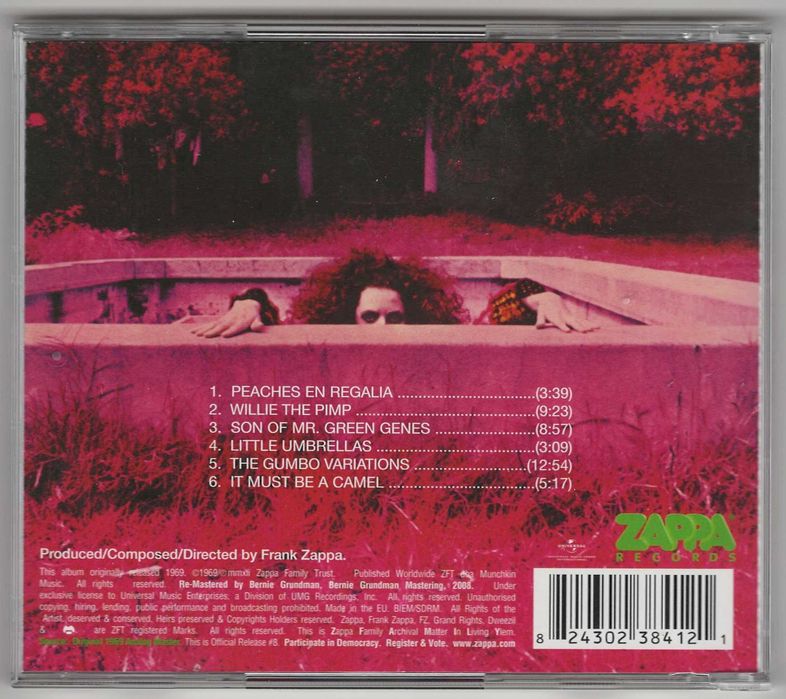 FRANK ZAPPA – Hot Rats  (nowa po wyjęciu z folii)