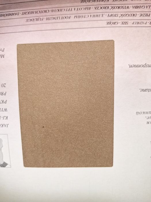 Pończochy, rajstopy czarny, beż 3/4