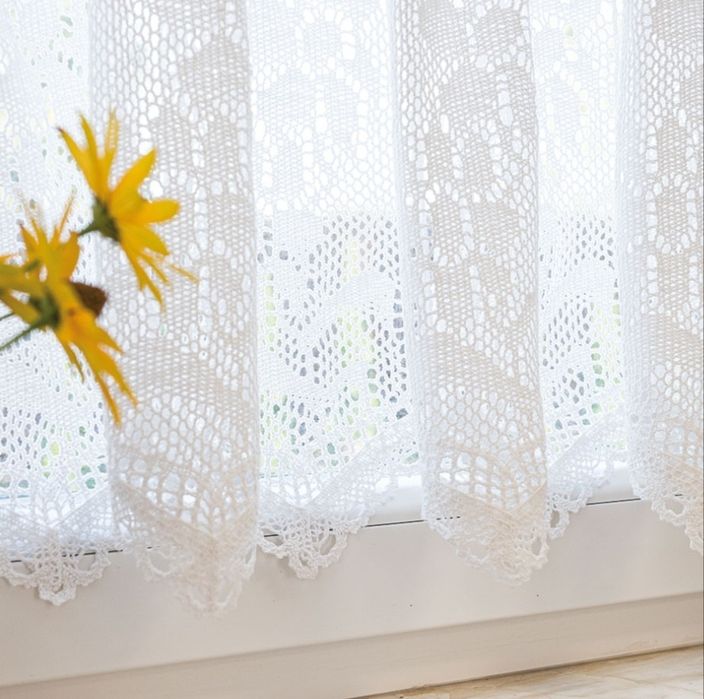 Zazdrostka ażurowy 80% bawełna szydełkowa